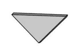 A19Y Blaze Aluminium Corner A.E. 1x1