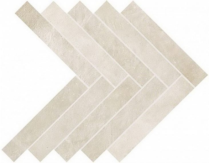 A1C9 Dwell Off White Herringbone 36.2x41.2