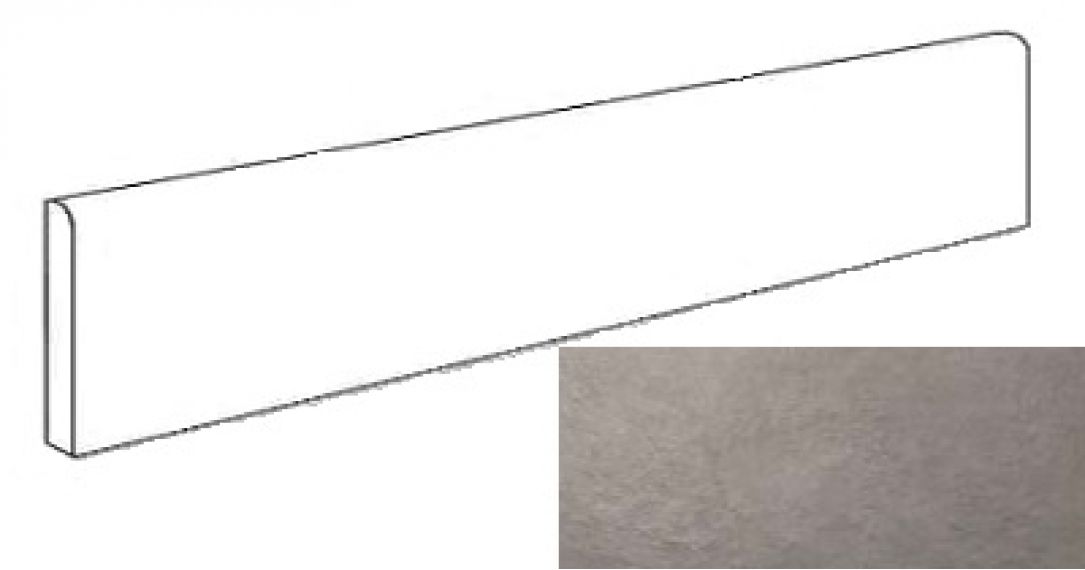 A1FL Dwell Smoke Battiscopa Lappato 7.2х60