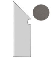 A1LJ Керамогранит Dwell Smoke Battiscopa Sagomato SX 7.2х30