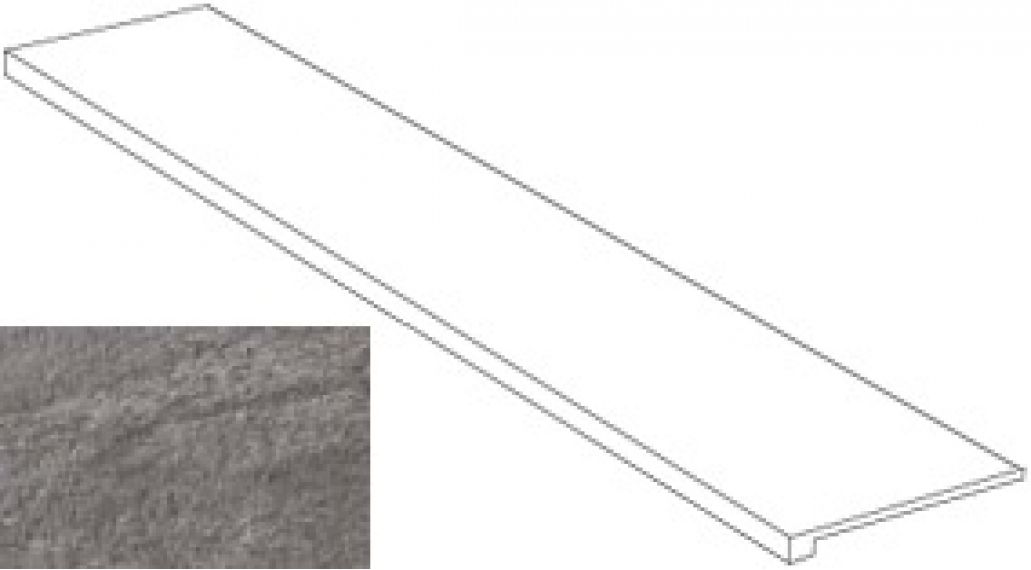 A1ZQ Brave Grey Scalino 33x150