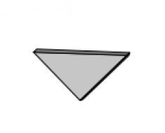 A41O Marvel Calacatta Imperiale Corner A.E. 1,4x1,4