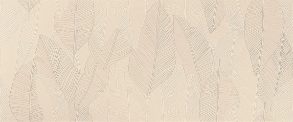 A6SH Aplomb Cream Leaf Lux 50x120