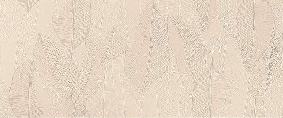 A6SH Aplomb Cream Leaf Lux 50x120