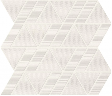 A6SP Aplomb White Mosaico Triangle 31,5x30,5