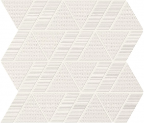 A6SP Aplomb White Mosaico Triangle 31,5x30,5