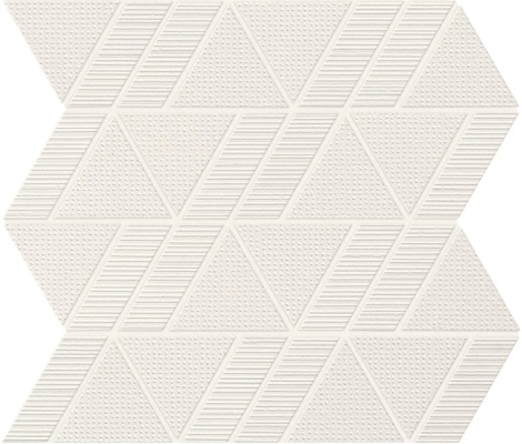 A6SP Aplomb White Mosaico Triangle 31,5x30,5