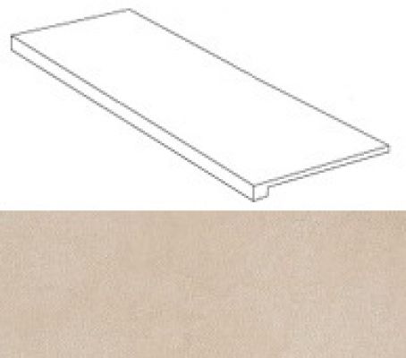 AALG Kone Beige Scalino 33x75