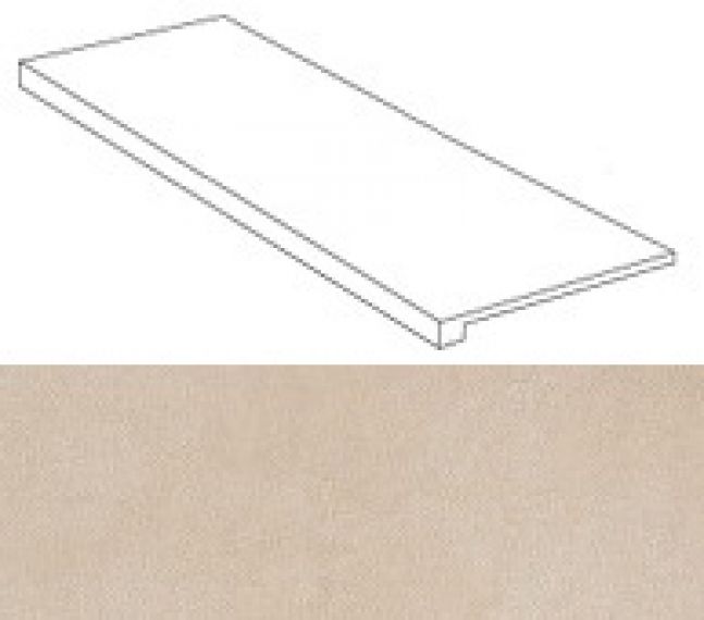 AALG Kone Beige Scalino 33x75