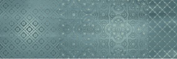 AB2597 8Y2L MURALE TURQUESA 75x25