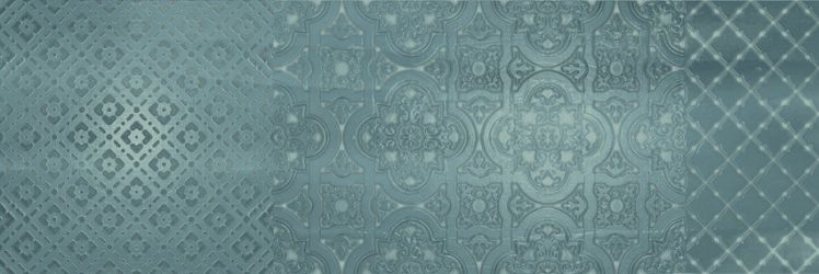 AB2597 8Y2L MURALE TURQUESA 75x25