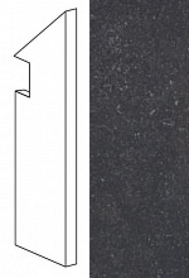 ABMN SEASTONE Black Battiscopa Sag.DX 7.2x30
