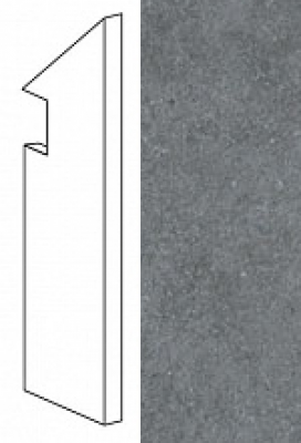 ABMO SEASTONE Gray Battiscopa Sag.DX 7.2x30
