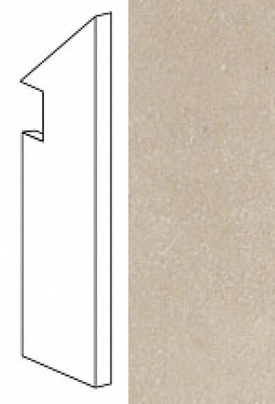 ABMQ SEASTONE Sand Battiscopa Sag.DX 7.2x30