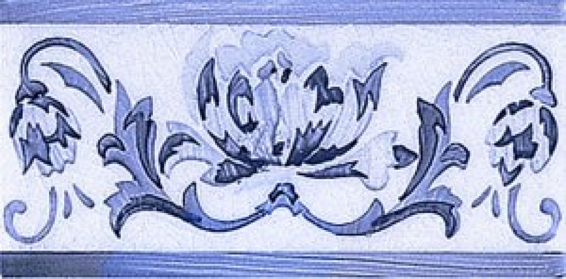 ADMO3033 Cenefa Benidoleig PB Azul 7,5х15