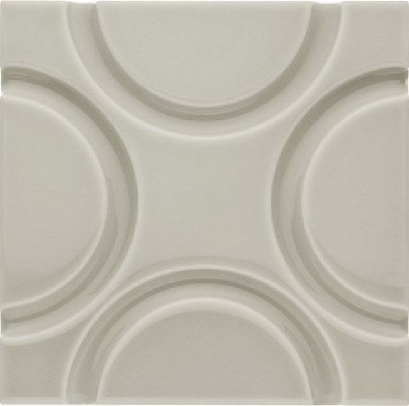 ADNE4138 RELIEVE GEO SILVER MIST 15X15