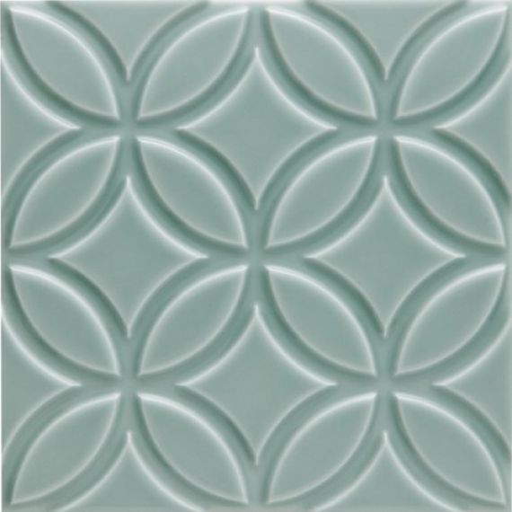 ADNE4147 Liso Botanical Sea Green 15x15