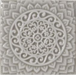 ADST4080 RELIEVE MANDALA UNIVERSE GRAYSTONE 14,8x14,8