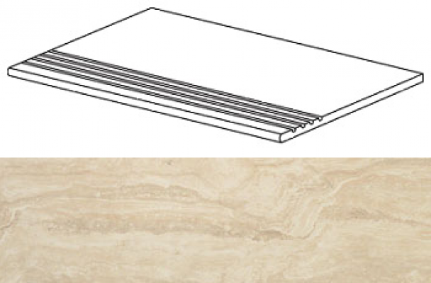 ADW6 Marvel Travertino Alabastrino Gradino 30x60