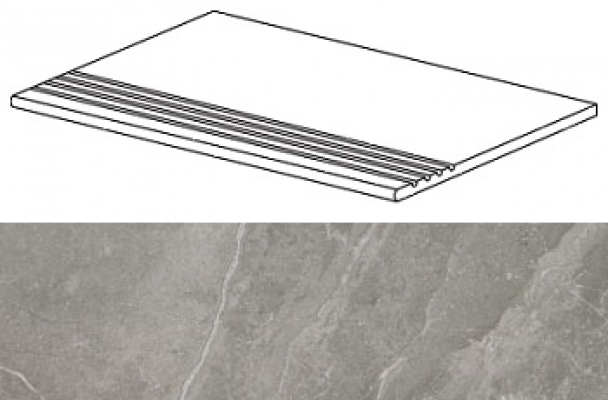 ADW9 Marvel Grey Fleury Gradino 30x60