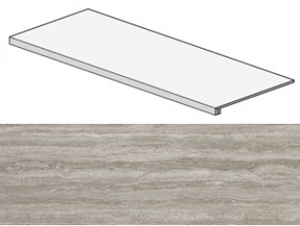 ADXE Marvel Travertino Silver Scalino 33x90