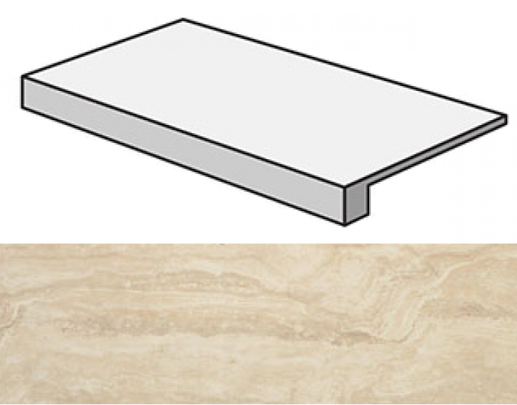 ADXI Marvel Travertino Alabastrino Scalino 33x60