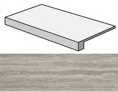 ADXK Ступени Marvel Travertino Silver Scalino 33x60