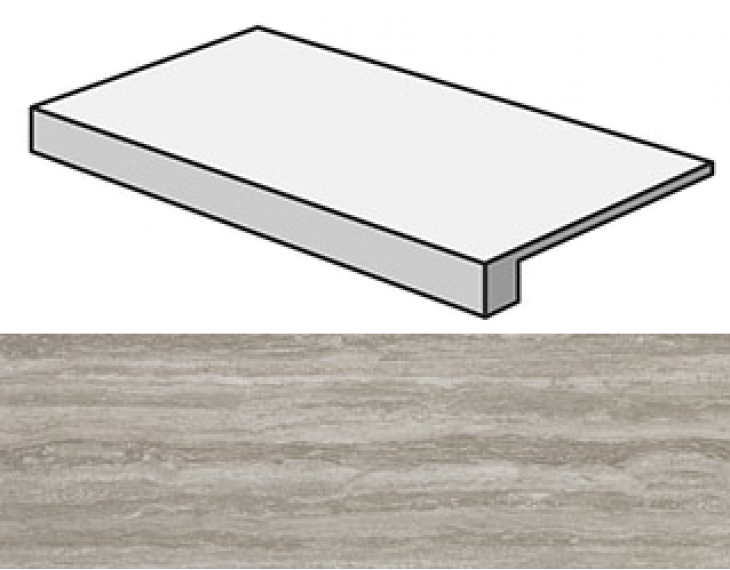 ADXK Marvel Travertino Silver Scalino 33x60