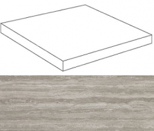 ADXW Ступени Marvel Travertino Silver Scalino Angolare DX 33x33