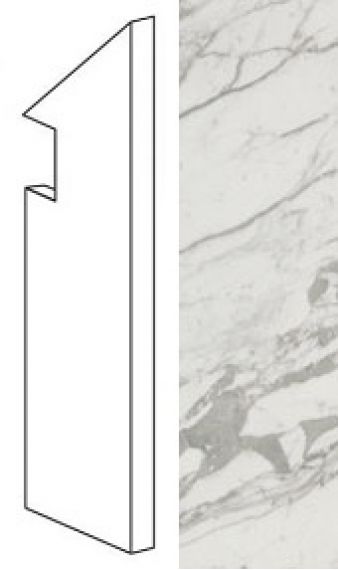 ADXY Керамогранит Marvel Statuario Select Battiscopa Sagomato DX 7.2x30