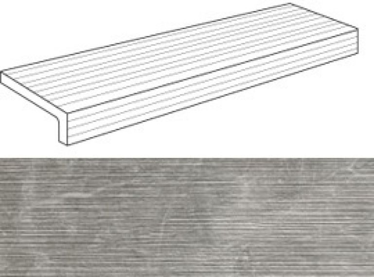 ADYF Marvel Grey Fleury Elemento L Strutturato 60x15xH4
