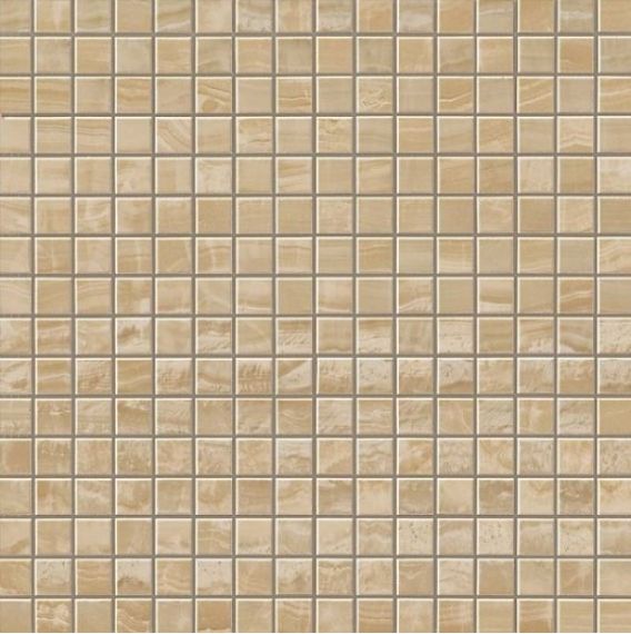AEO0 Marvel Gold Onyx Mosaico Lappato 30x30 