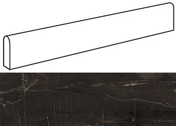 AFA6 Marvel Absolute Brown Battiscopa Matt 7.2x60