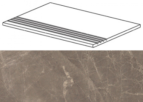AFB5 Marvel Gris Supreme Gradino 30x60