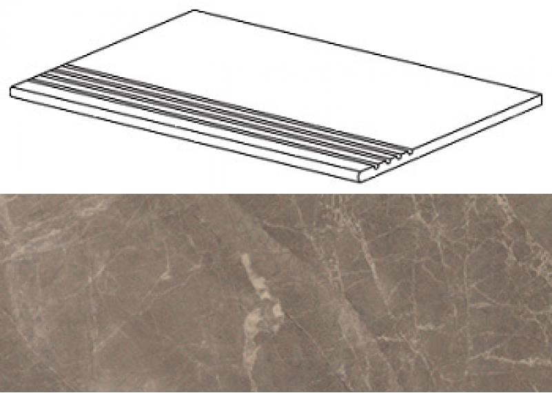 AFB5 Marvel Gris Supreme Gradino 30x60