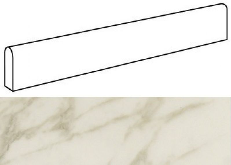 AFBM Marvel Royal Calacatta Battiscopa Digitale Matt 4.6x60