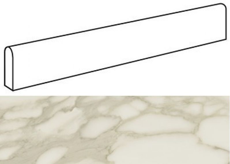AFBR Marvel Royal Calacatta Battiscopa Digitale Lappato 4.6x60