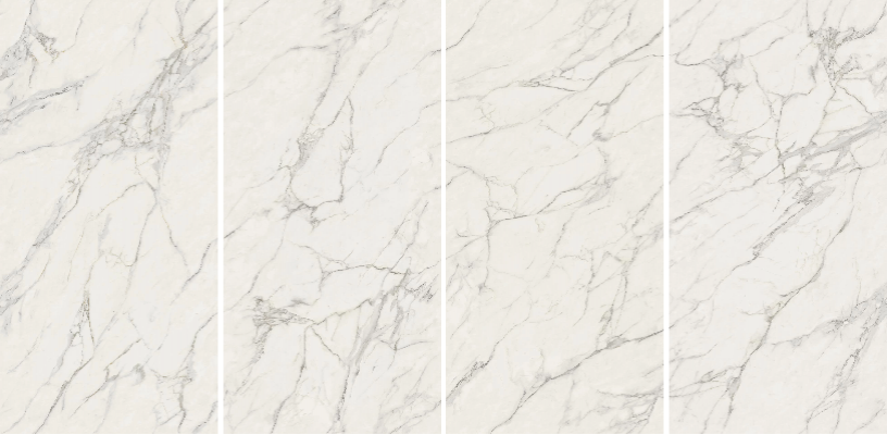 AKFK Керамогранит Calacatta Extra Lappato Kit Endless 4pcs 160x320