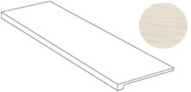 AM96 Etic Rovere Bianco Scalino 22.5x90