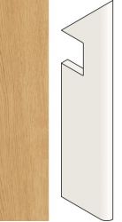 AMBE Exence Almond Battiscopa Sag.DX 7,2x30