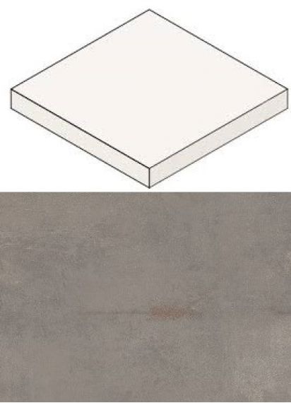 AMJM Boost Grey Scalino Angolare 33x33