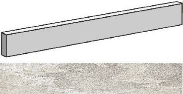 AN4F Klif White Battiscopa 7,2x75