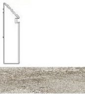 AN4I Klif Grey Battiscopa Sag.Dx. 7,2x30