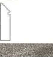 AN4N Klif Grey Battiscopa Sag.Sx. 7,2x30