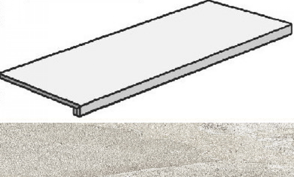 AN4X Klif White Scalino 75 37,5x75