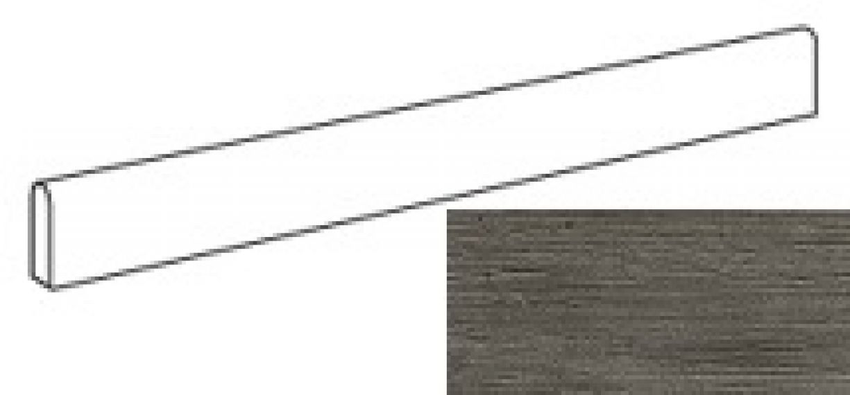 ANLL Axi Grey Timber Battiscopa 7.2x90