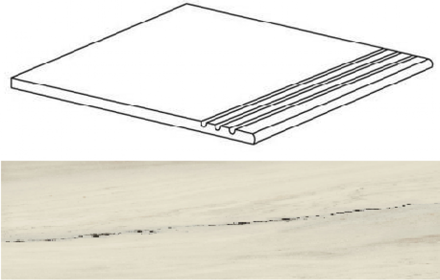 AO65 Marvel Bianco Fantastico Gradino 37,5x75