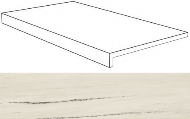 AO69 Marvel Bianco Fantastico Scalino 33x60