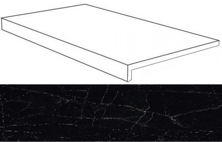 AO7K Marvel Black Atlantis Scalino 150 37,5x150