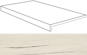 AO7L Marvel Bianco Fantastico Scalino Lapp 37,5x150